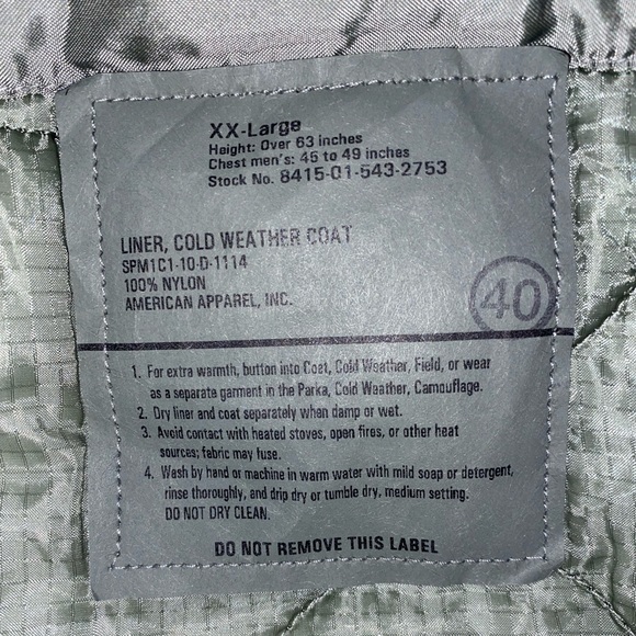 Military liner - Picture 2 of 2